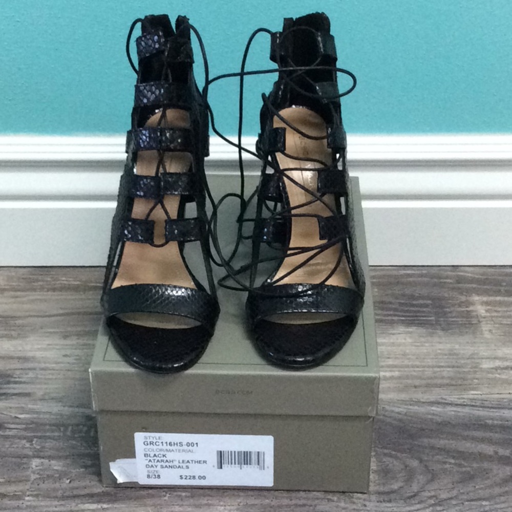 BCBG MAXAZRIA Leather Sandals
